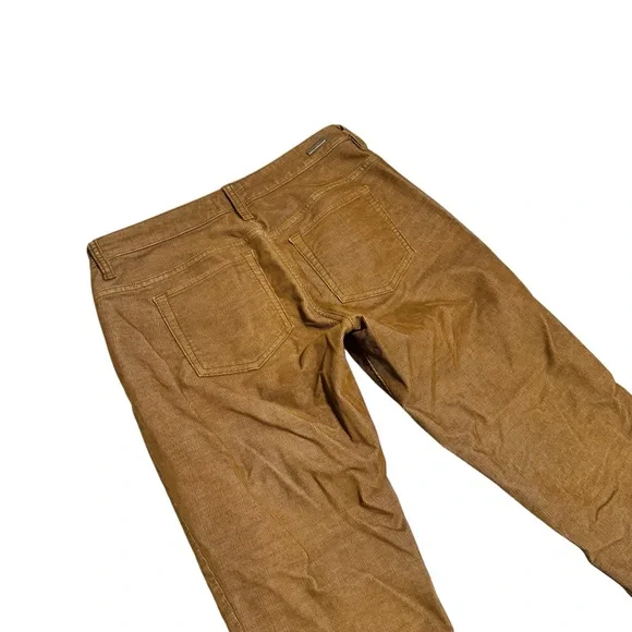 Carve Designs Carson Corduroy Pant Raw Hem Cord Organic Cotton Tan Women's 4 - Picture 8 of 9